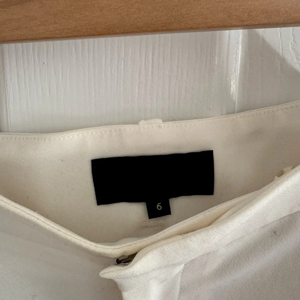 NILI LOTAN - Paris Pant - Size 6 - White Silk - Picture 2 of 5